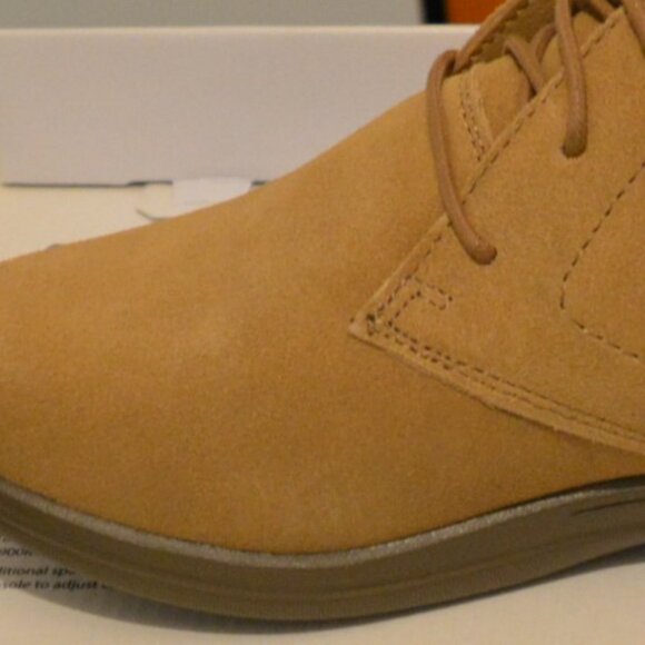 APEX Women's Paige Booties 6.5 (x-wide) Tan Suede Boot  diabetic orthotics - Picture 4 of 13